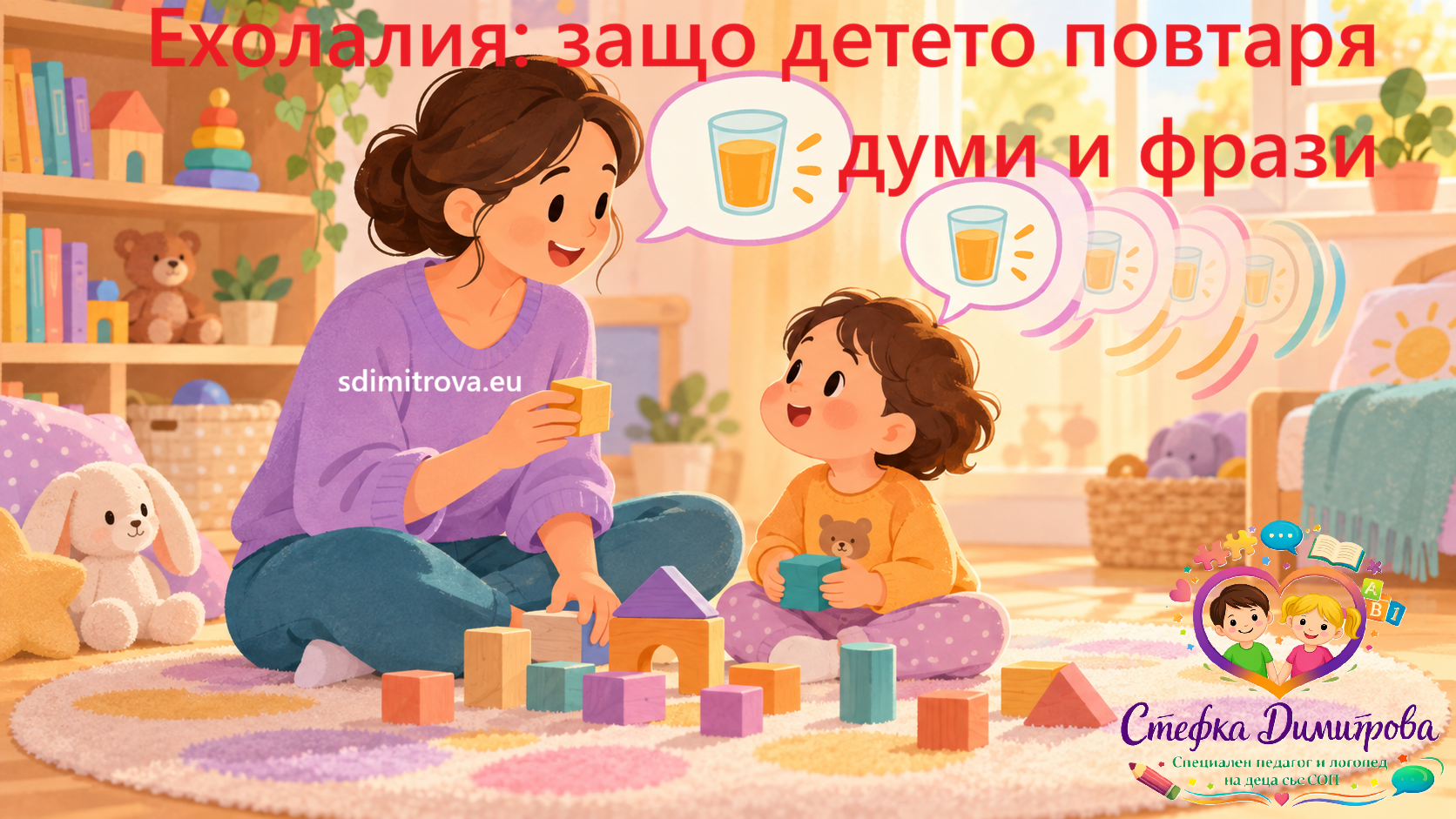 Ехолалия - защо детето повтаря думи и фрази