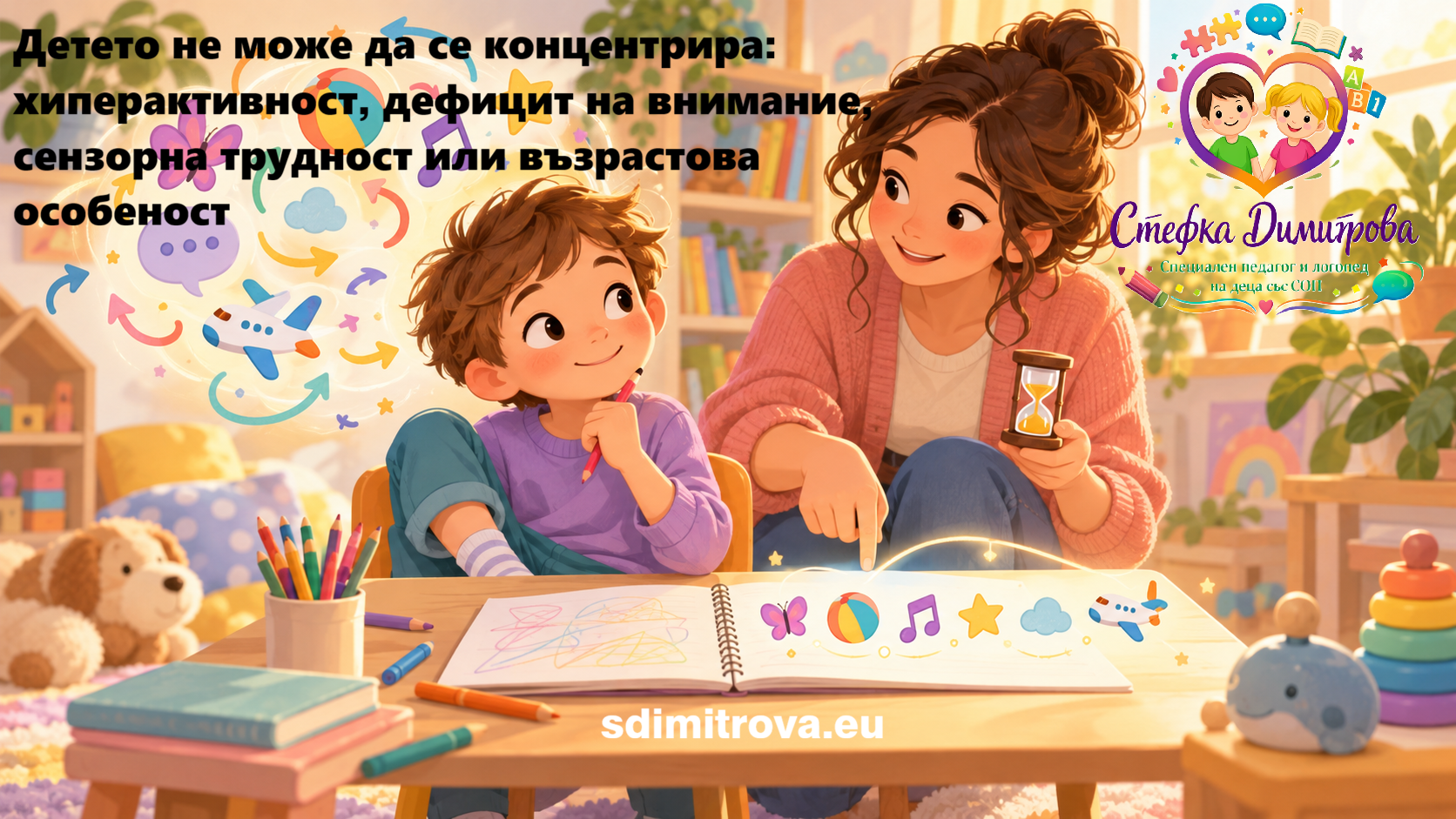 Детето не се концентрира и не внимава? Хиперактивно дете ли е, има ли ADHD, сензорна трудност или е възрастово? Признаци и кога да потърсите специалист.